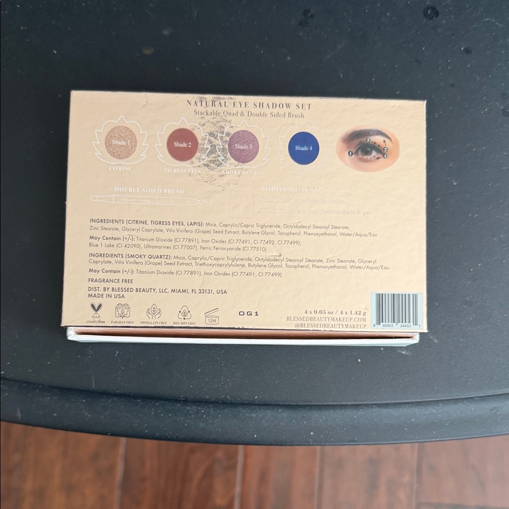 Blessed Beauty Natural Eyeshadow Set - four colors - Picture 2 of 3